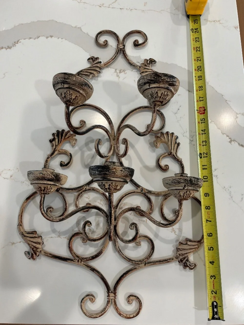 Wall candle holder